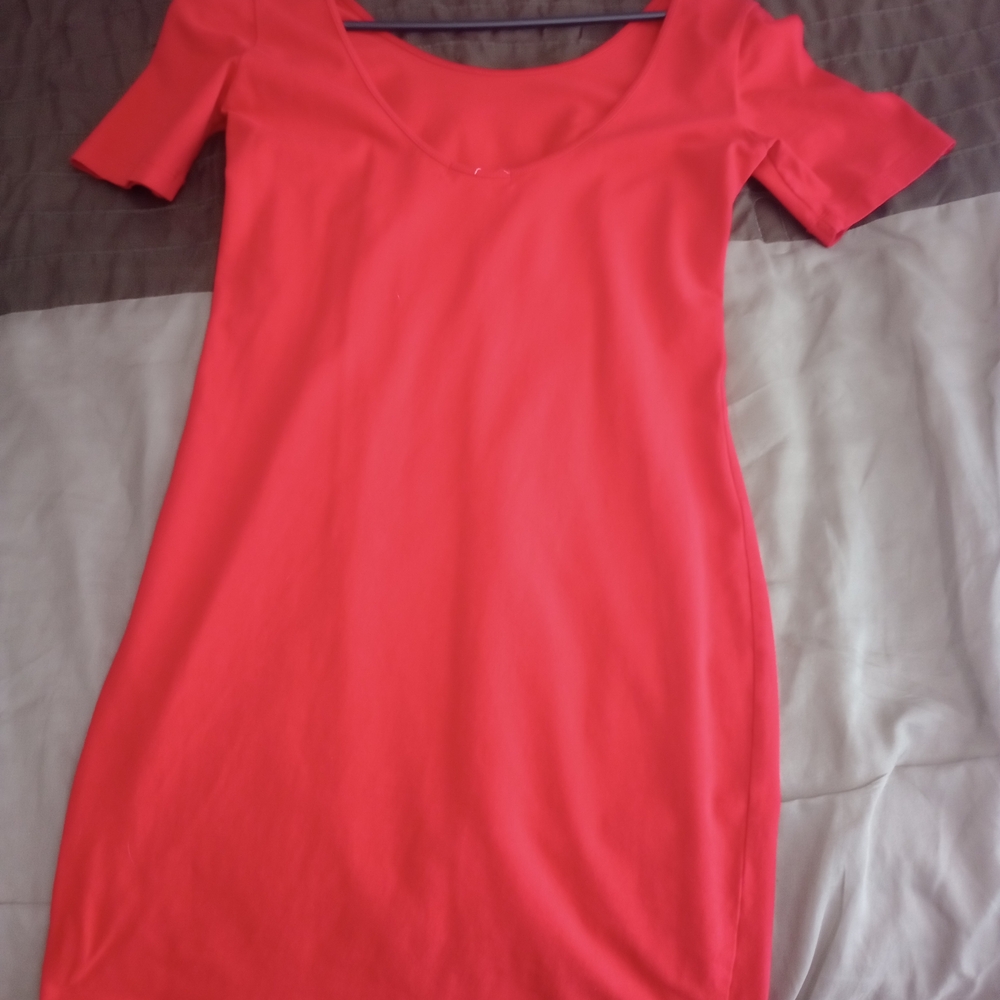 Forever 21 Coral Midi Dress